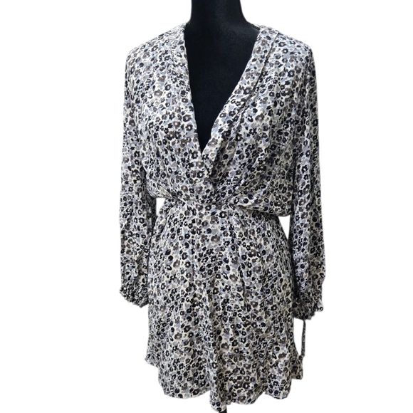 Zara Floral Flowy Mini Dress Super Cute!! S - Picture 4 of 7